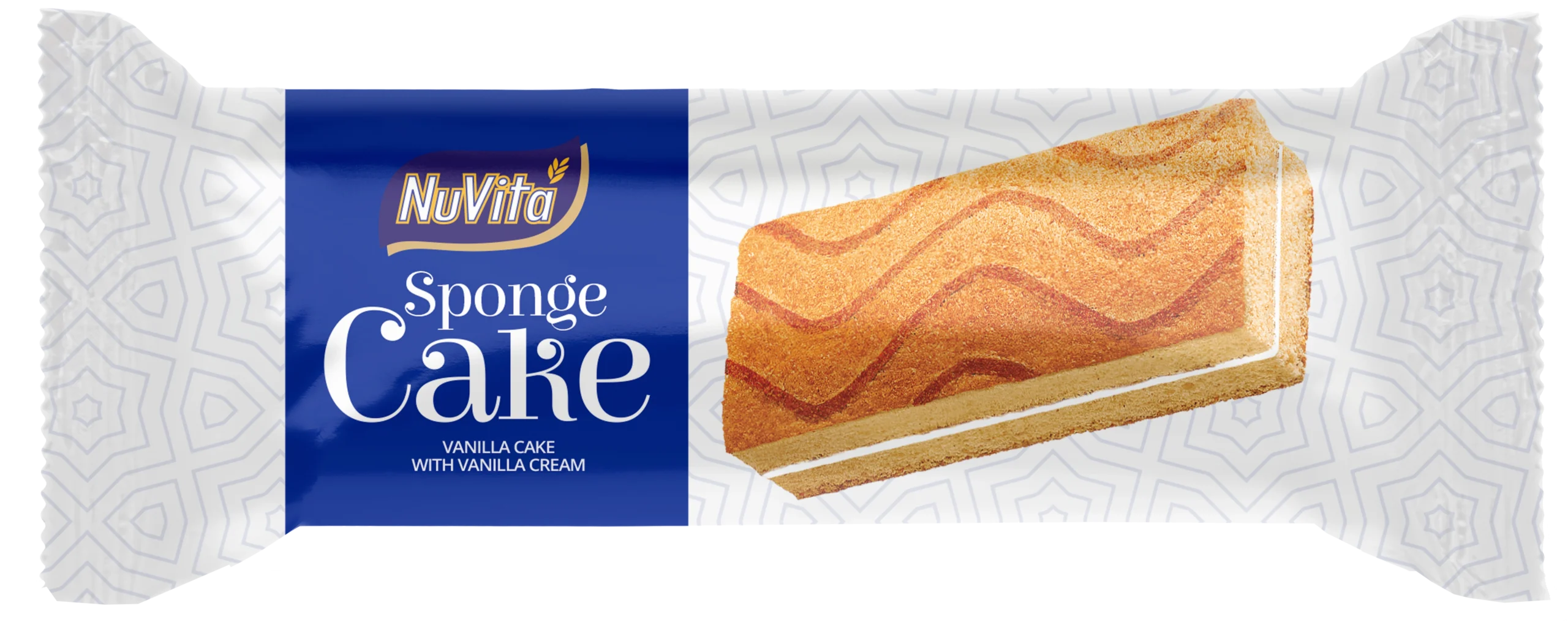 Vanilla cake with vanilla cream